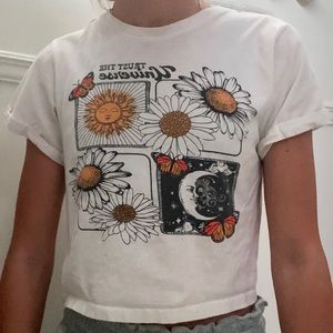 Womens small cropped shirt